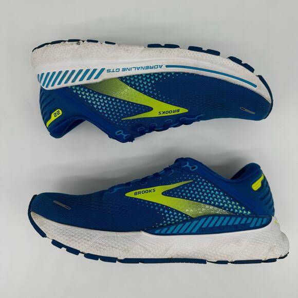 Brooks Adrenaline GTS 22 Running Shoe Men’s Size 8.5D Blue/Nightlife 1103661D482 - Picture 2 of 9
